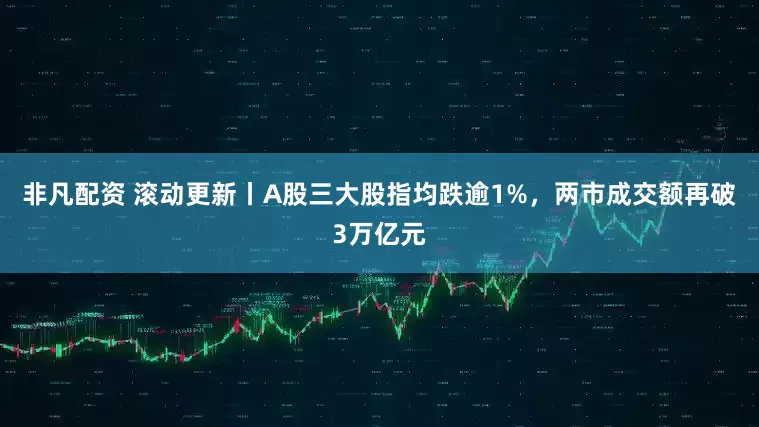 非凡配资 滚动更新丨A股三大股指均跌逾1%，两市成交额再破3万亿元