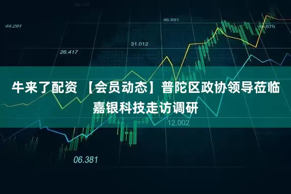 牛来了配资 【会员动态】普陀区政协领导莅临嘉银科技走访调研